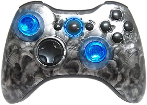 Master Modded Full Light Up Glow Controllers Xbox 360 In Hydro Dipped Skull Crush Shell Incredibly Easy To Use And Understand Our Master Modded Controllers Also Include *Sniper Breath *Auto-Aim Zombies *QuickScope *DropShot *Rapid Fire *Mimic *2-Way Adjustable Burst Mode *Dual Rapid Fire features And More.