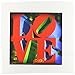 3dRose qs_55952_1 Sculpture Love Philadelphia Quilt Square, 10 by 10-Inch