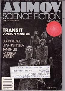 Isaac Asimov's   1983--October by Tanith Lee, Vonda N. McIntyre. (Cover illustration Wayne Douglas Barlowe.) Cover illustration Wayne Douglas Barlowe. Contributors include Mary Gentle and Wayne Douglas Barlowe