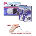 Clearblue Fertilit�tsmonitor plus 40 Testst�bchen und 10 Schwangerschaftstests im Set