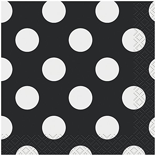 Polka Dot Beverage Napkins, 5