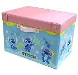 ディズニー『スティッチ＆スクランプ』ストレージBOX(L)/カラーボックスにすっぽり収まる!