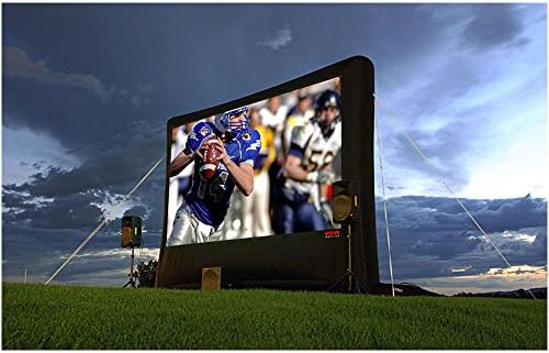 Open Air Movies Backyard Outdoor Movie video Projection Display Screen 17"Wx 9.5"H