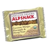 Alpsnack Coconut Mango Pineapple and Hemp Nuts 1.5 Ounce Bars Pack of 12 by Alpsnack