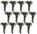 Lot of 1080 Artificial Grapes for Your Home and Garden Decoration Burgundy 2 Tone