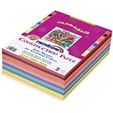 Rainbow Super Value Construction Paper, 9 x 12 Inches, Assorted Colors, 500 Count  (6555)