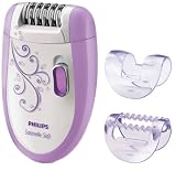 Philips Epilator HP6508 Satinelle Soft Sensitive Lilac and White