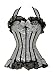 Ivy Shi Women's Green Boned Lace Up Back Corset Top