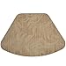 Sweet Pea Linens Tan Tonal Leaf Wipe Clean Wedge-Shaped Placemats - Set of Two