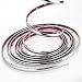 Self Adhesive Chrome Plated Car Van Pickup Truck SUV Wheel Well Bumper Exterior Decoration Moulding Molding Trim Strip 8M x 8MM (26.2' x 5/16") with 3M Adhesive Tape For Lexus CT Hybrid HS Hybrid RX Hybrid GS Hybrid LS SC Isuzu Rodeo Trooper Amigo Hombre Axiom Crossover