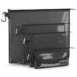 Dot&Dot Travel Accessories Organizer, Black, 4-Piece Set