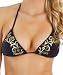 Guess - Baroque N Roll Triangle Bikini Top Black