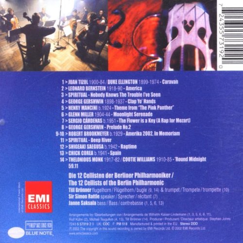 Cover image : Round Midnight; Sir Simon Rattle & Cellists of the Berlin Philharmonic