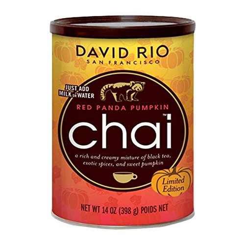 David Rio Red Panda Pumpkin Chai Mix, 14 Ounce