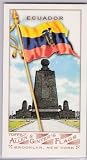 2007 Topps Allen and Ginter Mini Flags 15 Ecuador Flag (Baseball Cards)