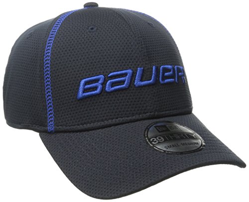 Bauer Men's New Era 39Thirty Training Cap, Navy, Medium/Large