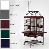 Nina Playtop Bird Cage - Ruby - 20L x 18D x 25H