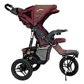 GoGo Babyz UA808-CB Urban Advantage Swivel Wheel Stroller- Chocolate-berry