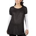 Liz Lange&reg; for Target&reg; 2Fer Tee - Black/ Silver
