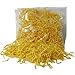 JAM PAPER Crinkle Cut Shred Tissue Paper - 2 oz - Yellow - Sold Individually