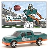 Miami Dolphins 2007 Upper Deck Collectibles NFL Ford F-150 Pickup Truck with Sticker