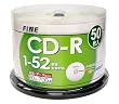 FINE CD-R700MB���^��p�m�[�}���z���C�g�v�����^�u��52�{���X�s���h���P�[�X50������ FCR52X50PW