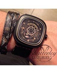 SevenFriday P2-2 Industrial Revolution Black and Gold