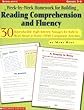 Week-By-Week Homework for Building Reading Comprehension and Fluency