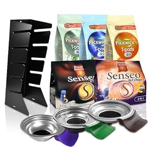 Coffeeboard Padhalter Station Deluxe Quadrante + Starterset für Senseo HD7860 Coffeeboard Padhalter Station Deluxe Quadrante + Starterset für Senseo HD7860