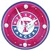 Texas Rangers - Logo Wall Clock