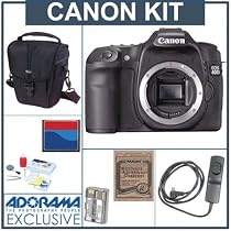 Canon EOS-40D Digital SLR Camera U.S.A.Kit, with 2GB CF Memory Card, Spare BP-511 Lithium-Ion Battery, Lowepro Holster-Style Case, Mack 3 Year Extended Warranty, Digital Remote Release, Professional Lens Cleaning Kit