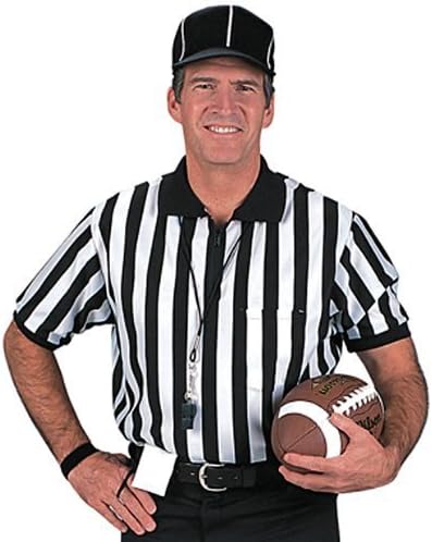 Dalco Men’s Classic Football Referee Officials Shirt Short Sleeve Knit Collar