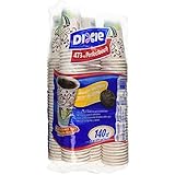 Dixie Perfectouch Insulated Paper Hot Cup, Coffee Haze Design, 140 Count