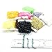 SAMS FISHING 9 Cards 90 Meters Ice Chenille Fly Tying Materials Flash Chenille Line Specific 9 Colors