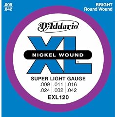 D'Addario EXL120 Saitensatz f�r E-Gitarre 0,02 cm - 0,11 cm (.009 - .042)