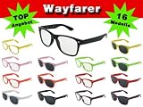 Wayfarer Atzen Sonnenbrille Nerd Brille Hornbrille alle Farben