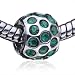 May Emerald Color Birthstone European Charm Bead Fits Pandora Bracelet