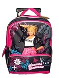 Hannah Montana Large Rolling Wheels 16" Backpack Bag Tote Luggage