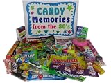 Retro Nostalgic 1980s Candy Gift Basket Box Memories From the 80s