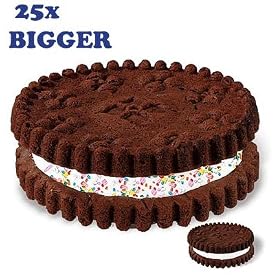 Giant Mega Cookie Mould Big Top Cake Baking Set Tin
