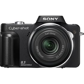 Sony Cybershot DSC-H3 8.1MP Digital Camera with 10x Optical Zoom with Super Steady Shot Image Stabilization