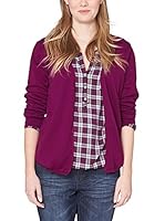 Triangle by s.Oliver Chaqueta Punto (Morado)