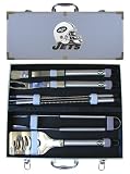 New York Jets BBQ Grill Set & Case 8 Piece