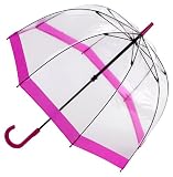 Fulton Birdcage 1 Umbrella Pink Trim