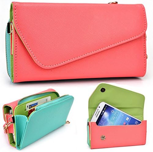 Coral Turquoise Crossbody Case for Gionee Gpad G3 Smartphone Phablet