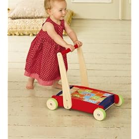 Early Learning Centre - Wooden Toddle Truck with Blocks