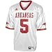 adidas Arkansas Razorbacks #5 Youth White Football Jersey