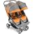 Baby Jogger City Mini Double Stroller - Orange/Grey