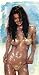 Brooke Burke gold bikini POSTER topless sexy hot RARE - 11" x 17"