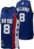 Adidas New York Nets Deron Williams Aba Hardwood Classic Swingman Jersey Xx Large